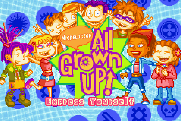 All Grown Up Express Yourself Title Screen